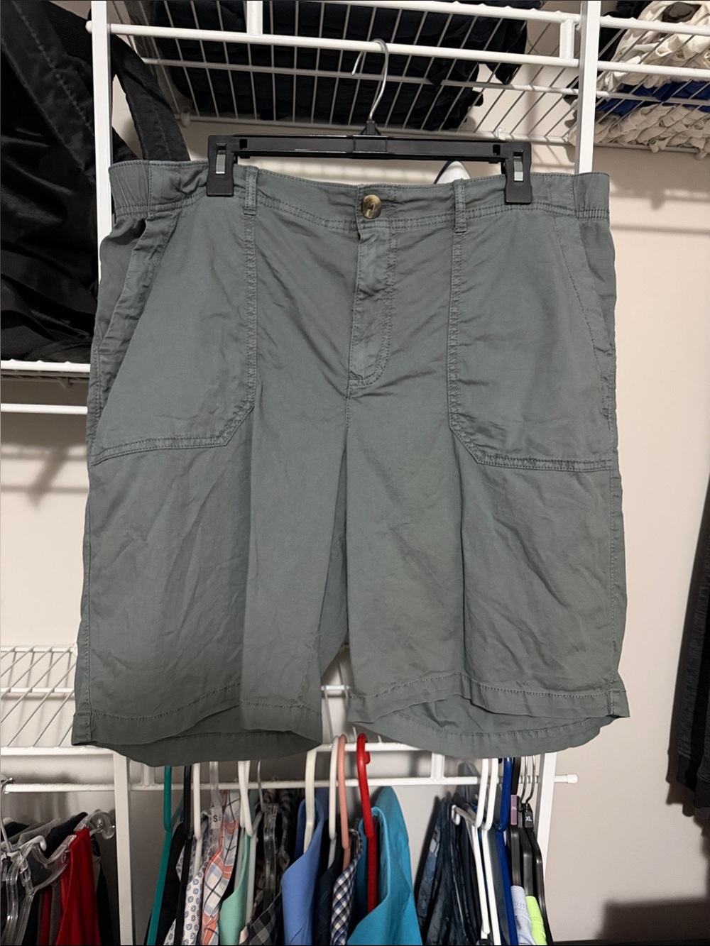 Sonoma Olive Green Cargo Shorts